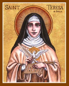st__teresa_of_avila_icon_by_theophilia-d6qmnnn