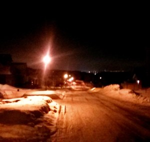 Picture does not capture what i saw.... but... you get the idea